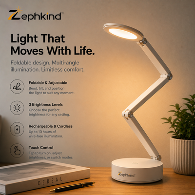 Zephkind™ FlexiGlow Desk Lamp